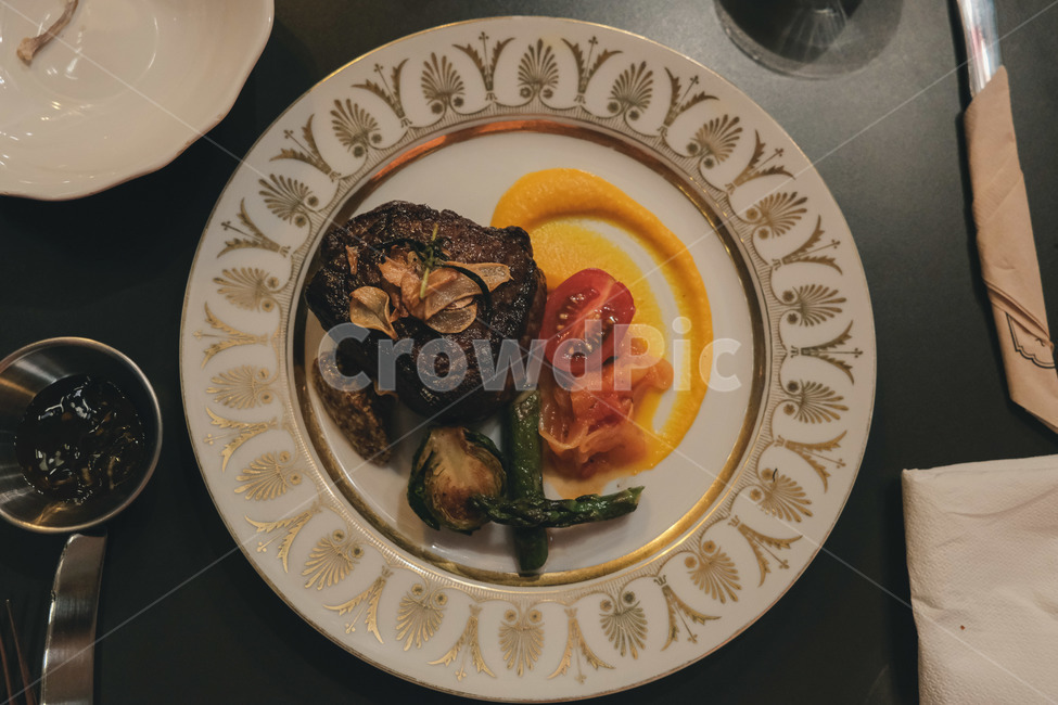 steak,restaurant,meat,bowl,food