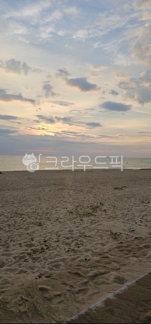 하늘,바다,일출,모래,노을
