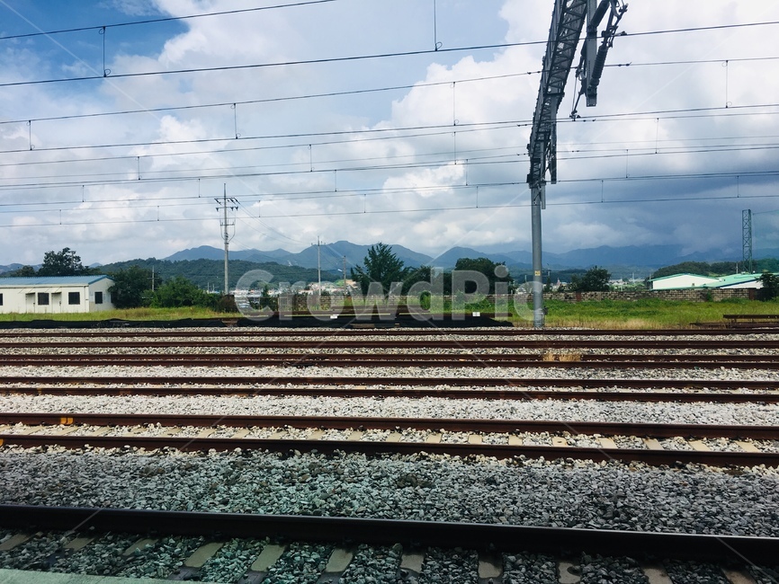철도,철길,railway,기차길,하늘,sky,맑음,교통,교통수단,traffic,transportation