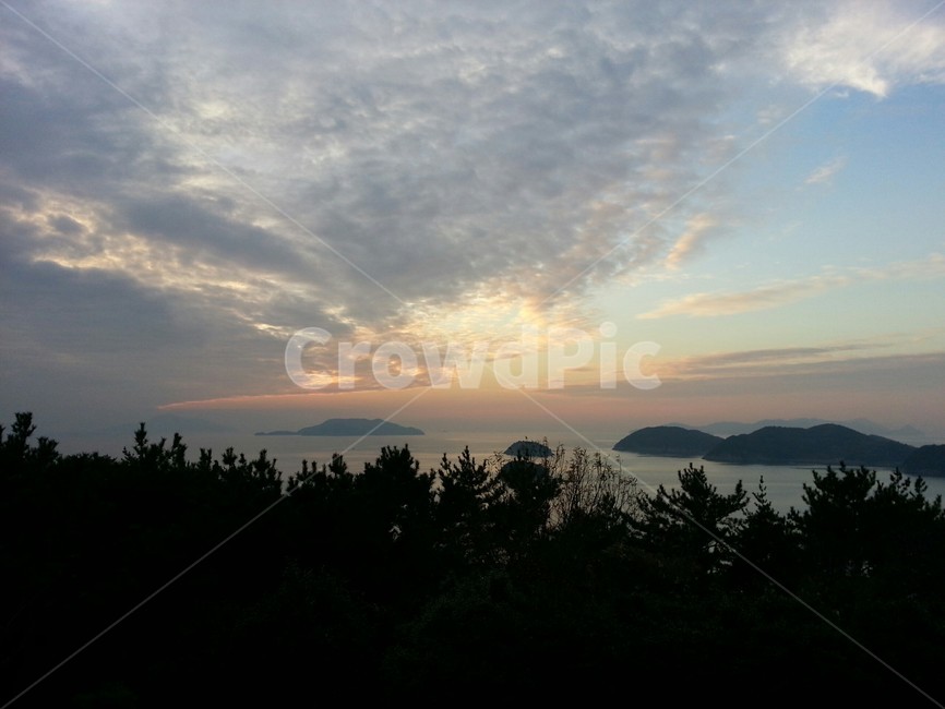 비,노을,석양,계절,감성,자연,휴식,힐링,경치,일몰,달아공원