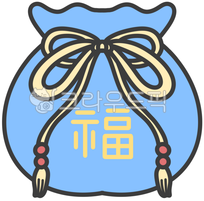 복, 복주머니, 새해, 설날, 추석, 사진,이미지,일러스트,캘리그라피 - 쁘니잡화점작가