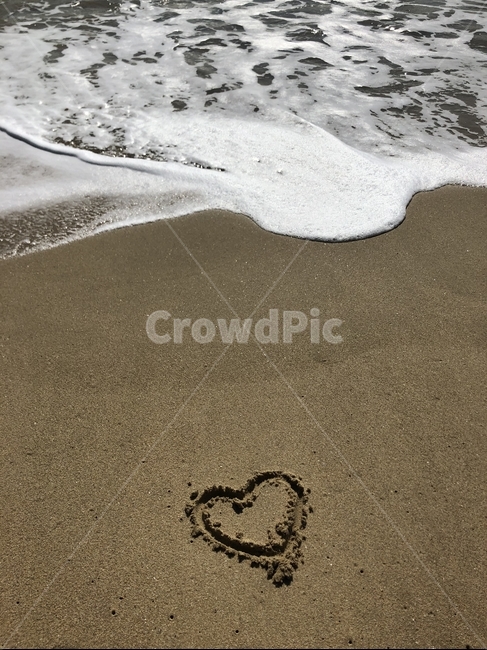 파도,바다,모래,하트,부산,경포대,모래사장,해수욕장,해변,바다,beach,sea
