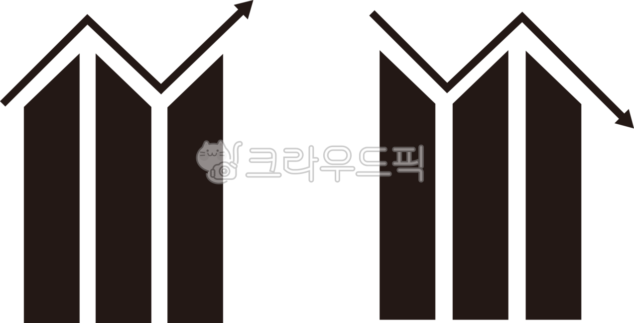 stock,illustration,direction,ups and downs,graph,directionality,downhill,uphill,up,down,black,line,line