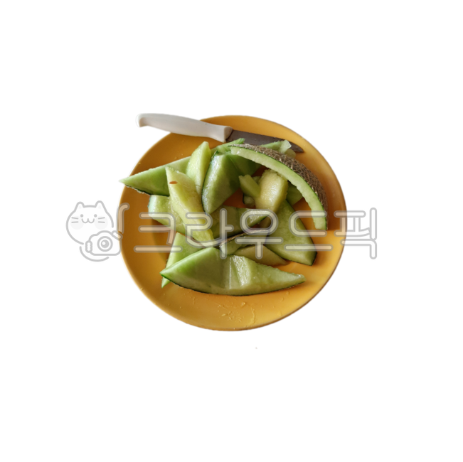 메론,멜론,머스크멜론,머스크메론,껍질,칼,과일껍질,과일껍데기,접시,과일칼,나이프,그릇,knife