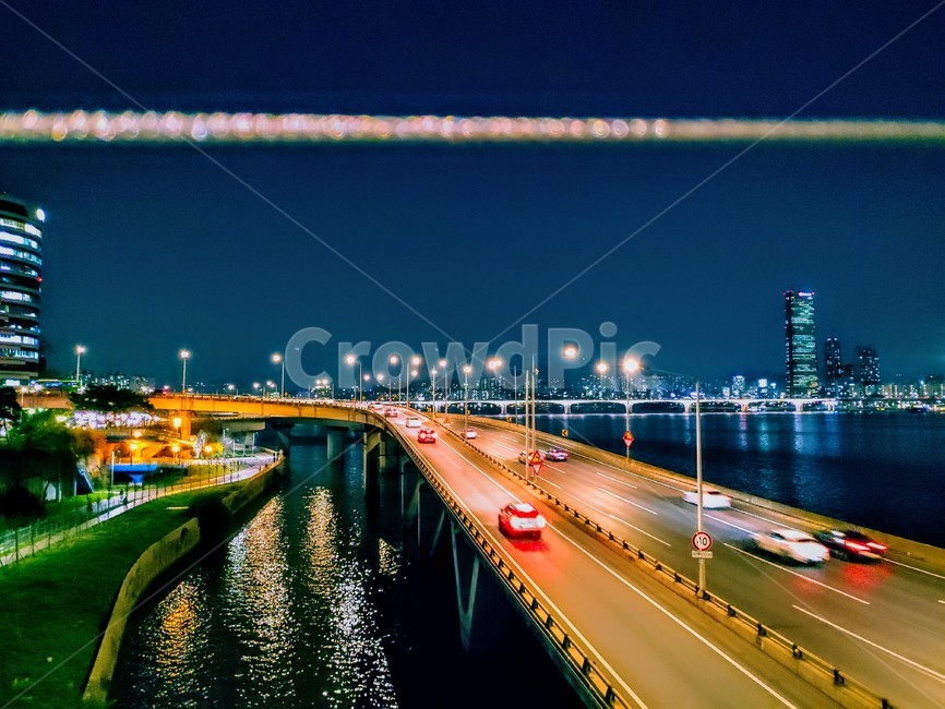 도로,야경,마포대로,밤,road