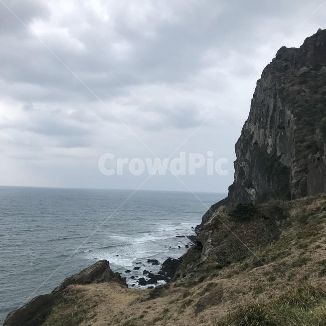 제주도,성산일출봉,제주바다,산책로,등산로,바위,산,힐링