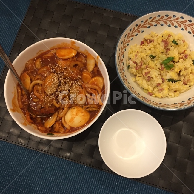 떡볶이,집밥,분식,자취요리,계란볶음밥,홈메이드