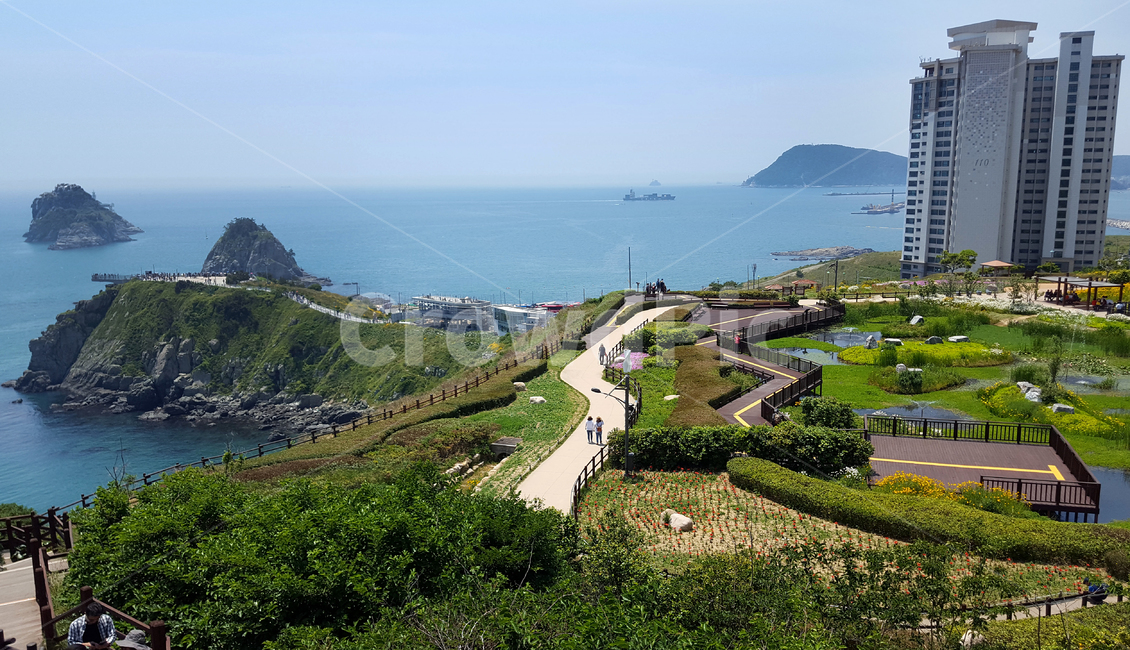 nature,자연,scenery,풍경,landscape,경치,오륙도,봄,바다,길,건물