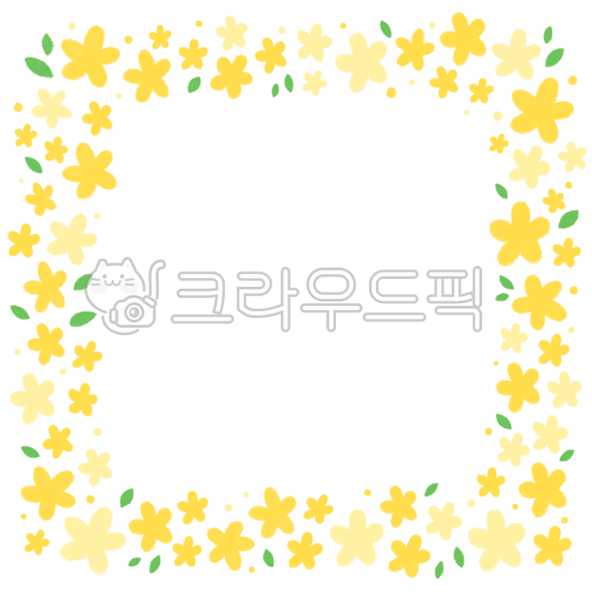 flower,border,flower border,pattern,floral design,frame,yellow,square frame,background,background image,flower illustration