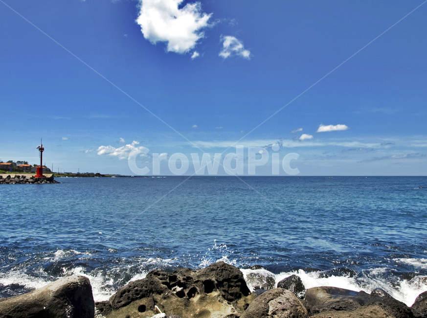 제주도,방파제,등대,현무암,파도,화산석,포말,제주도,jeju,jeju island,promontory,곶