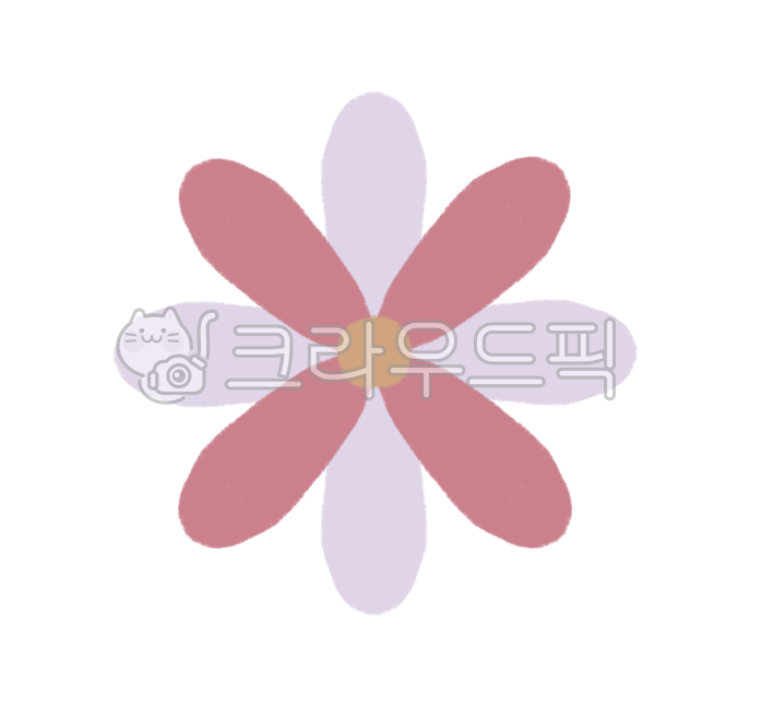 2d image,petal,round,hand drawing,icon,Round,flower