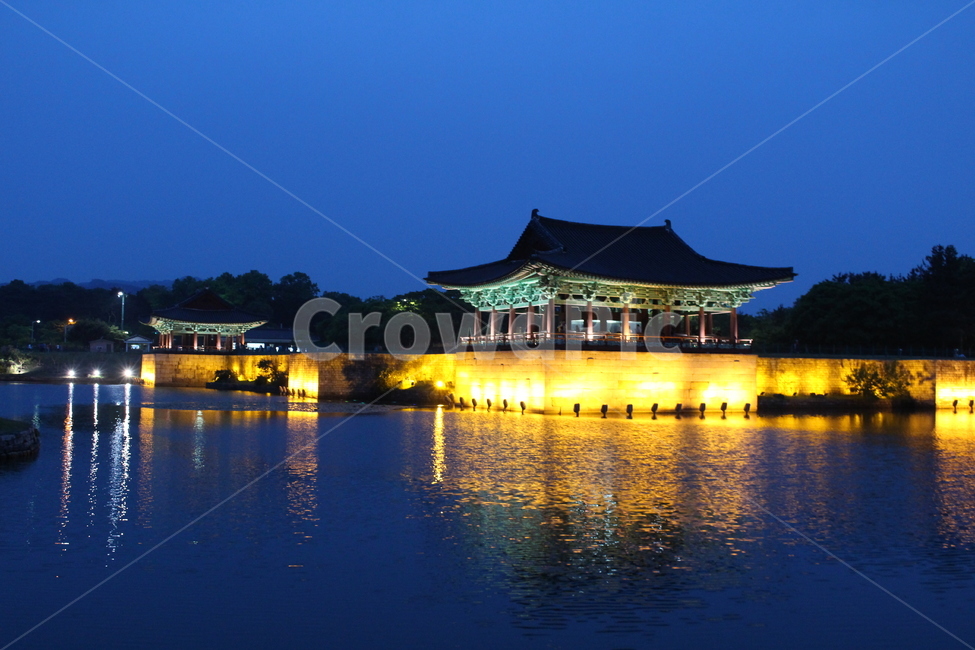 architecture,건축물,경주,전통,안압지,건물,한국,야경,korea