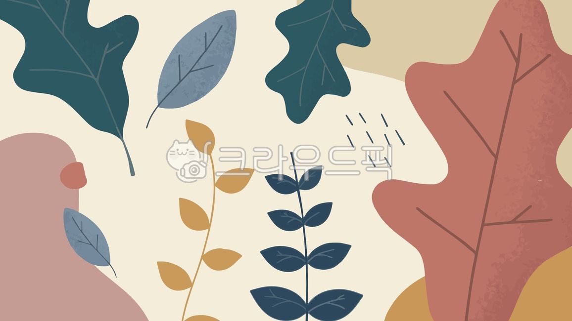 일러스트,손그림,나뭇잎,장식,그림,그래픽,일러스트레이션,graphic,illustration,텍스처,질감,패턴,texture,pattern