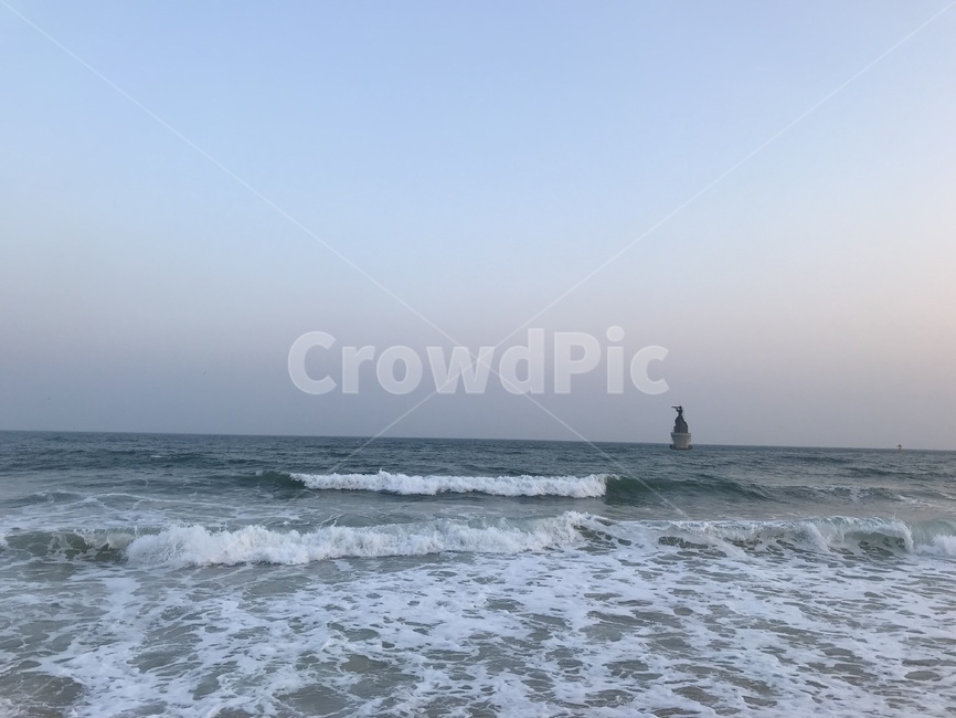 노을,해운대,바닷가,부산,하늘,파도,바다,푸른색,청량함,청량,편안,편안함,상쾌,상쾌함,자연,풍경,nature,landscape,water,물,sea,outdoors,옥외,ocean,대양