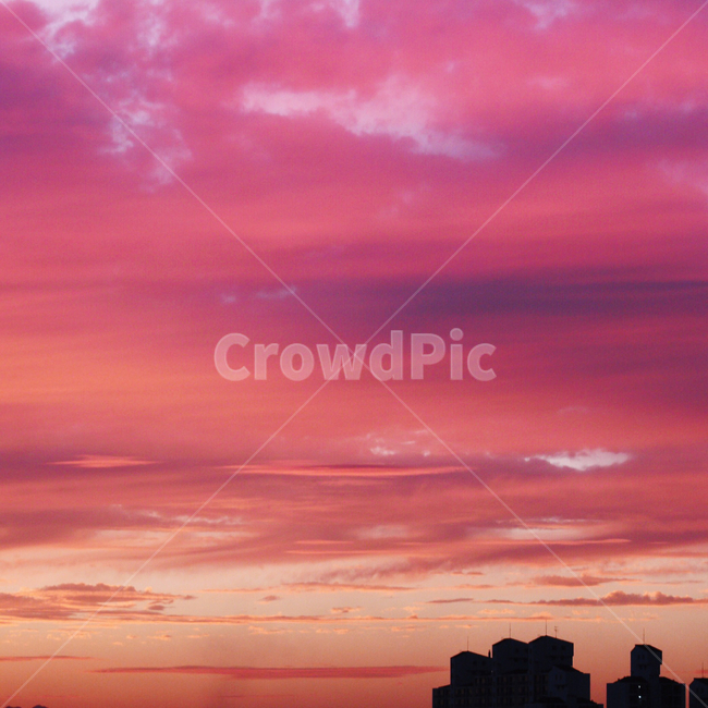 구름,하늘,sky,노을,분홍빛하늘,실루엣,그림자,silhouette,shadow,색깔,색상,색채,색감,color sense,color sensitivity,feeling of color