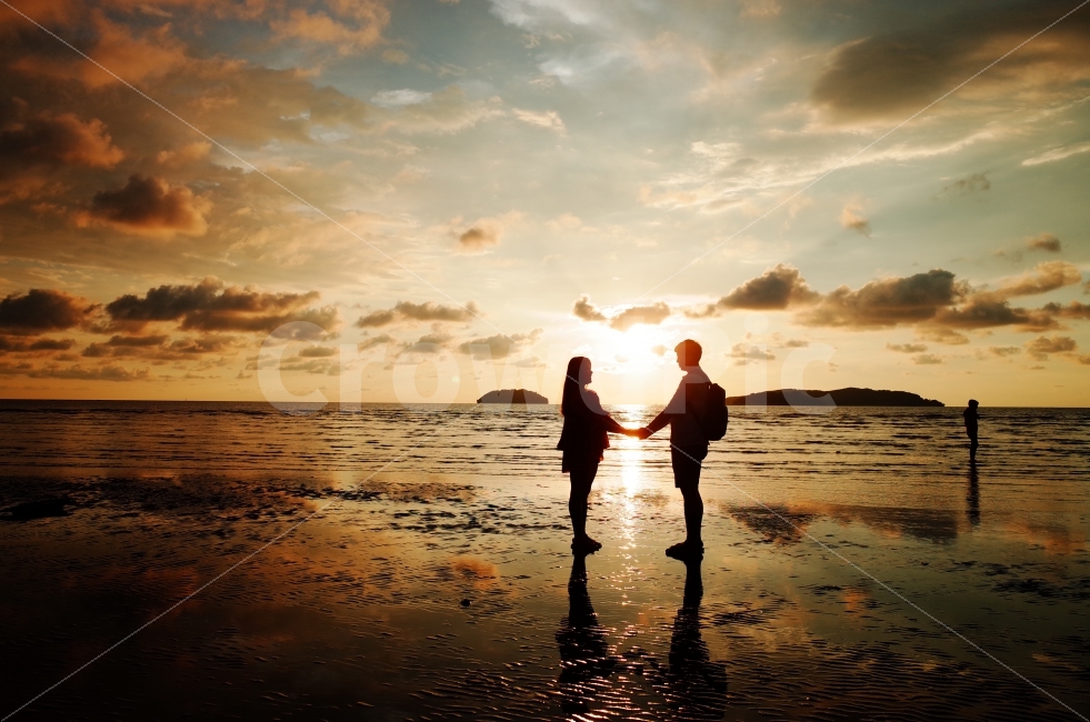 코타키나발루,연인,석양,노을,커플,해변,바다,beach,sea,사람,인물,인간,human,person,연인,커플,사랑,lover,couple,인물실루엣,사람실루엣,character silhouette,human silhouette,hand,손,holding hands,손을 잡고