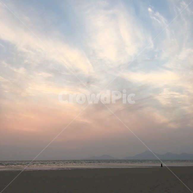 바다,노을,모래,하늘,구름,자연,감성,밤바다,노을바다,노을하늘,색감,sunset,sky,sea