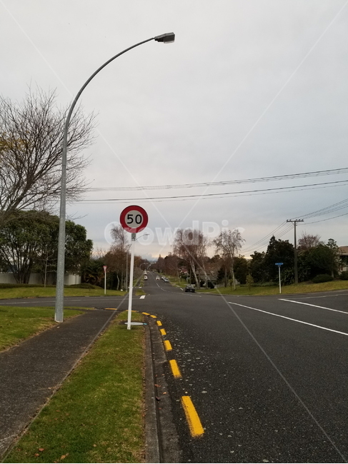 50speedsign,속도사인,50speed,sign,도로,뉴질랜드동네