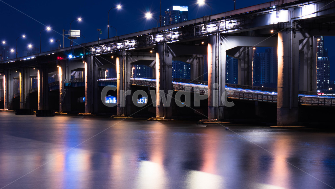 잠수교,한강,강,다리,야경,장노출,야경,밤,풍경,nightscape,night,landscape,건축물,건물외관,exterior,building,structure,architecture,construction