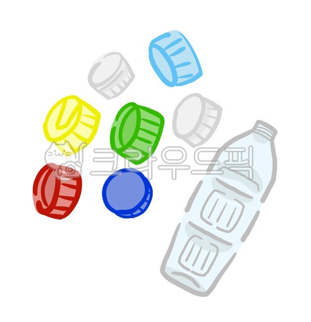 병뚜껑,뚜껑,업사이클,패트병,재활용,환경보호,친환경,자연보호,쓰레기,에코,eco,기후변화,환경,환경일러스트,홍보,삽화,그림,일러스트,손그림,리사이클
