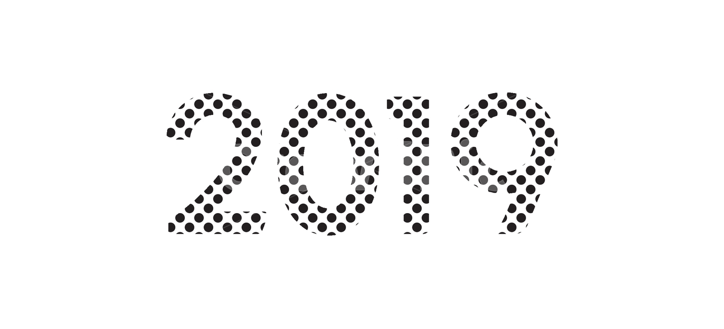 2019년,새해,땡땡이무늬,블랙,화이트,도트,패턴,흑백,일정한,무늬,규칙적,신년,기해년,단순한,심플,디자인소스,숫자,기념일,축하,anniversary,congratulation,celebrate,celebration,그래픽,일러스트레이션,graphic,illustration