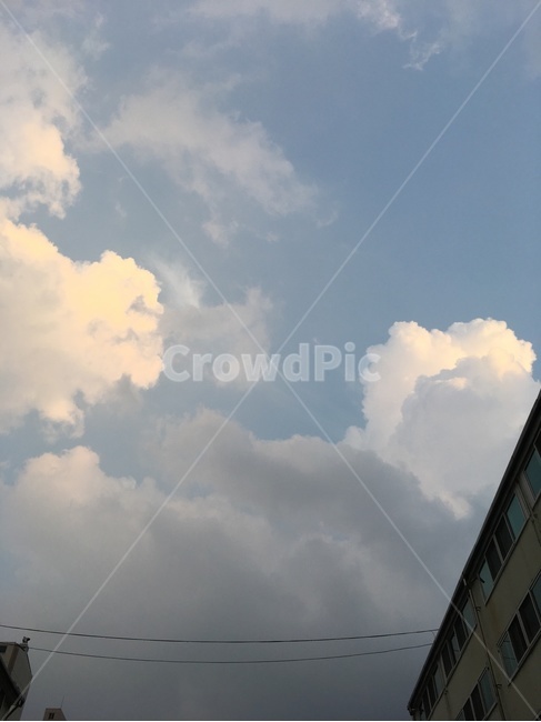 구름,여름,하늘,전깃줄,맑음,자연,풍경,nature,landscape,weather,날씨,outdoors,옥외,cloud,sky,cumulus,적운
