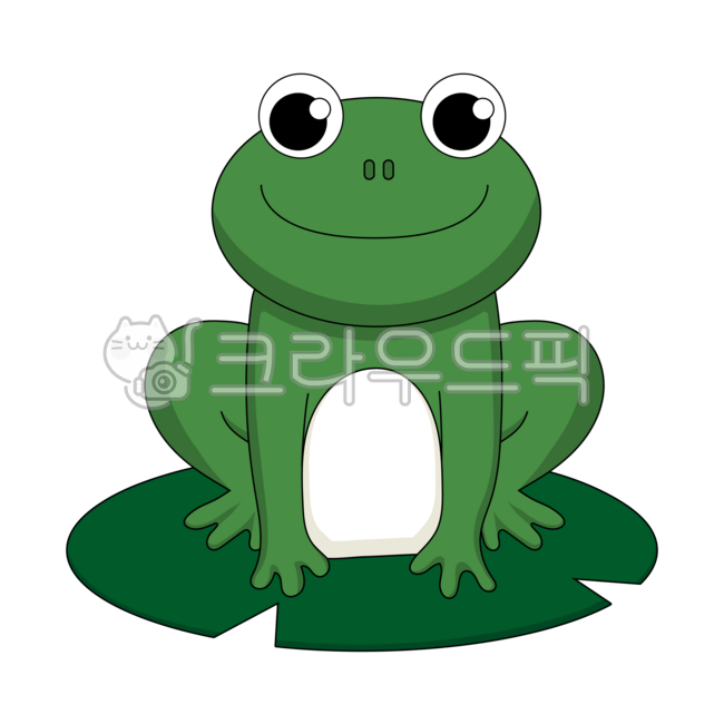 동물,양서류,개구리,연잎,개구리밥,앉아있는,초록색,녹색,그린,버그,일러스트,클립아트,디자인,그래픽,귀여운