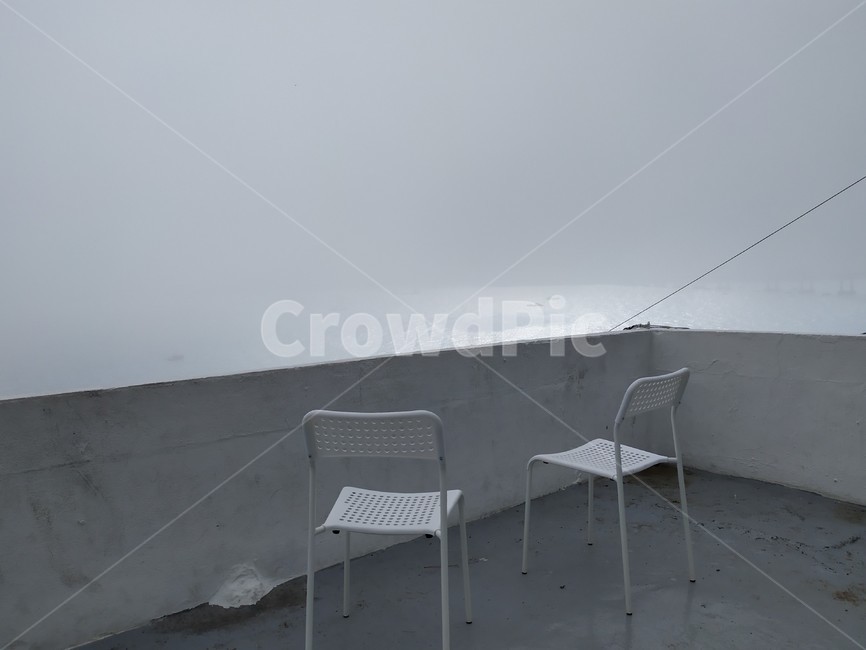 의자,바다,고독,흑백,배경,부산,풍경