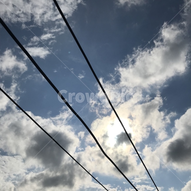 하늘,sky,빨랫줄,푸른,구름,햇빛,photography,cloud