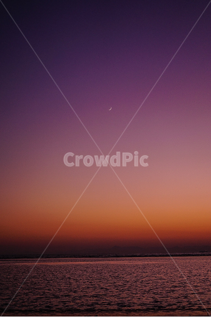 다대포,해수욕장,바다,노을,달,dadepo,beach,sea,sunset,moon,야경,밤,풍경,nightscape,night,landscape,색깔,색상,색채,색감,color sense,color sensitivity,feeling of color,nature,자연,outdoors,옥외