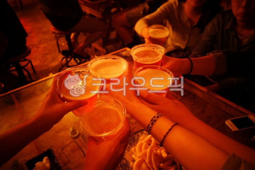 술, 맥주, 플라스틱, 컵, 유흥, 사진,이미지,일러스트,캘리그라피 - lllovelllife작가