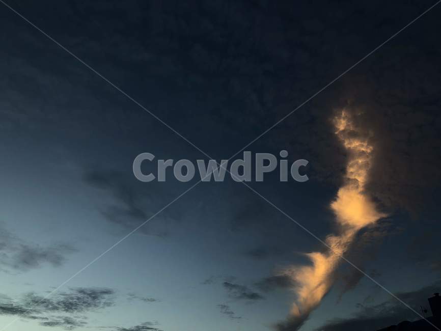 하늘,sky,구름,cloud,색감,color,일몰,sunset,자연,풍경,nature,landscape,weather,날씨,outdoors,옥외,cumulus,적운