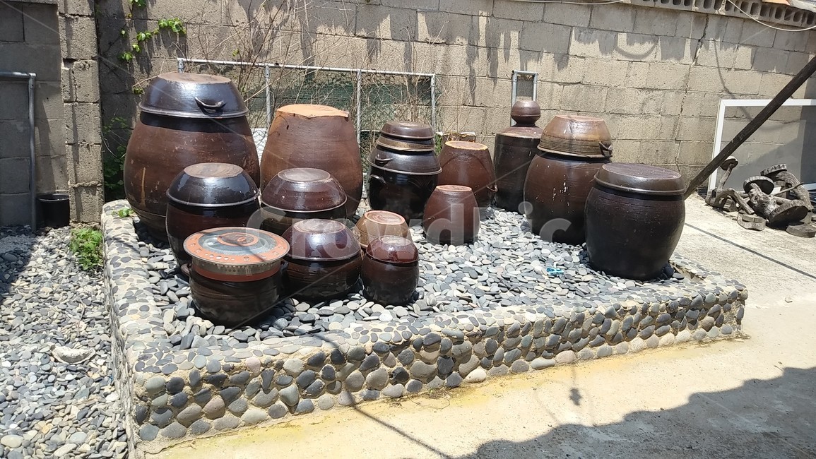 장독대,전원주택,장독,간장독,된장독,단지