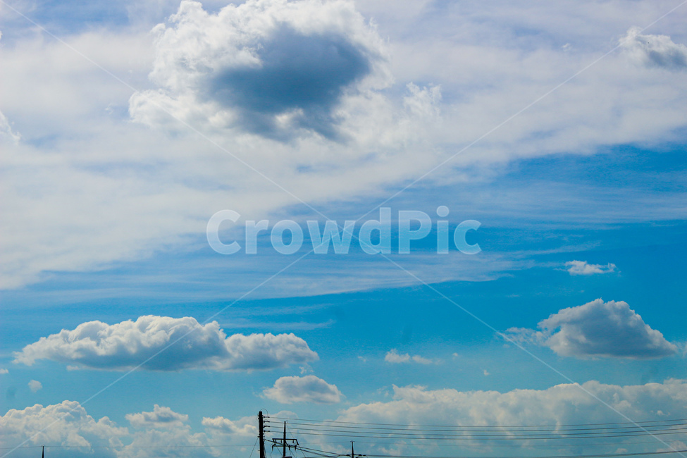 하늘,구름,blue,white,sky,파랑색,흰색,전봇대,맑은날,sun,cloud