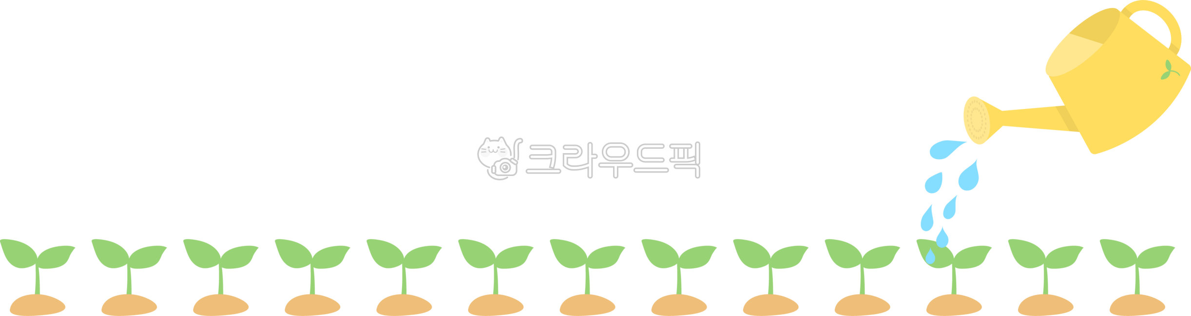 새싹,물뿌리개,물조리개,물주기,식물,물조리개일러스트,초록잎