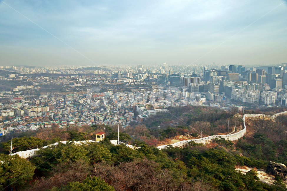 인왕산,산,서울성곽,종로구,서울도심,도시,풍경,city,landscape,한국도시풍경,한국도시경관,korea cityscape