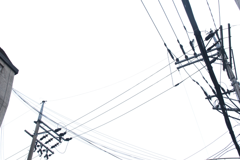 하늘,연출,감성,백지,전신주,산업,industry,industrial,에너지산업,energy industry,power lines,전력선,cable,케이블,electric transmission tower,송전탑