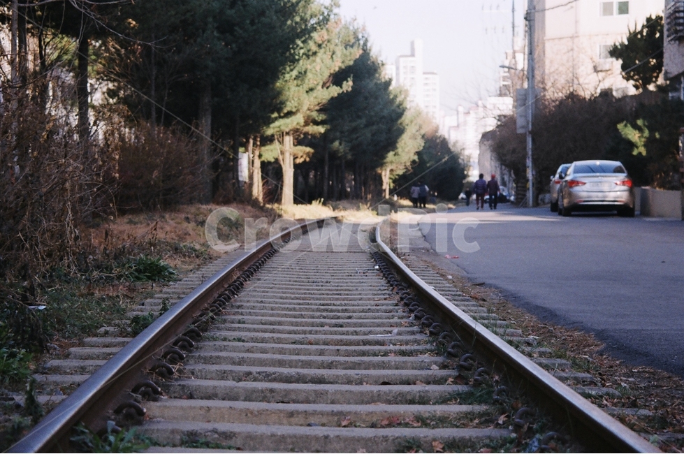 항동철길,기차,필름카메라,풍경,기찻길,클로즈업,철로,필카