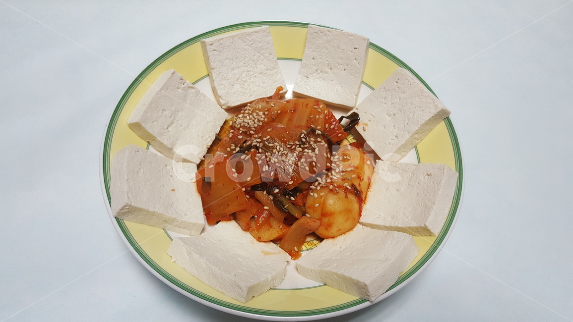 음식,안주,술안주,김치,두부김치,메뉴,요리,한국음식,김치요리