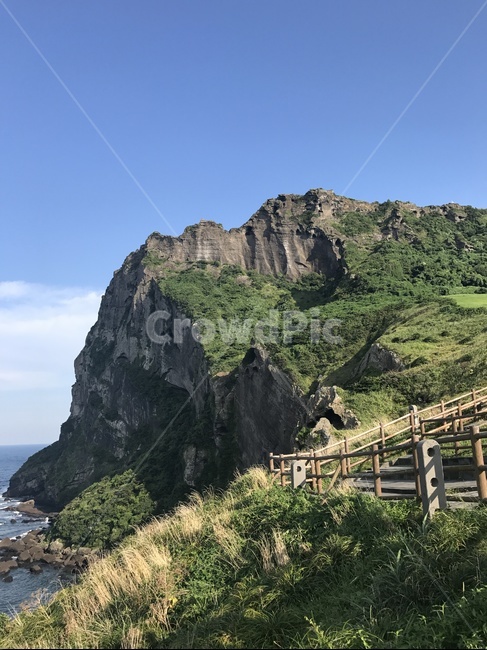 성산일출봉,제주도,해안,바다,풍경