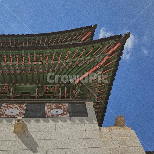서울,광화문,풍경,처마,한옥