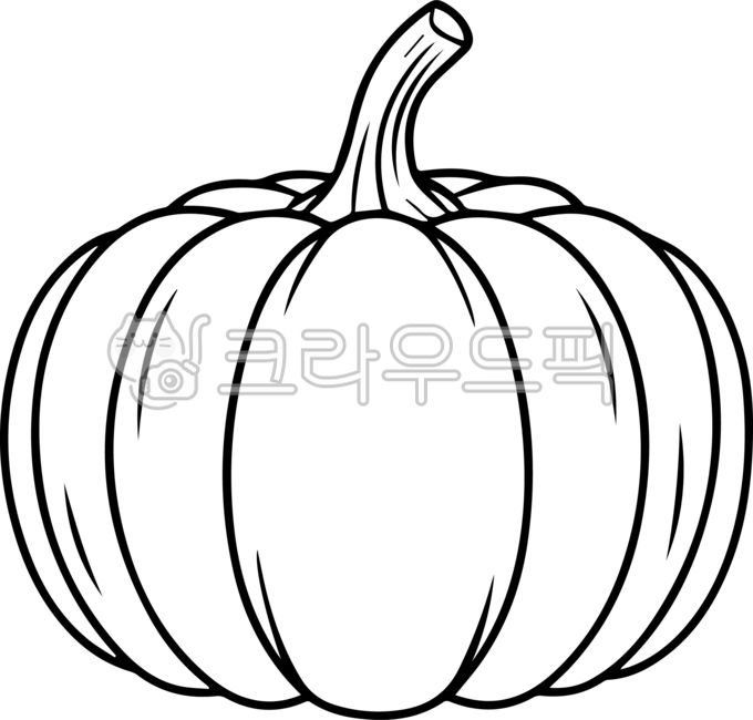 호박,pumpkin,채소,vegetable,일러스트,흑백,야채,주황,주황색,food,음식,열매,식물,plant,호박일러스트