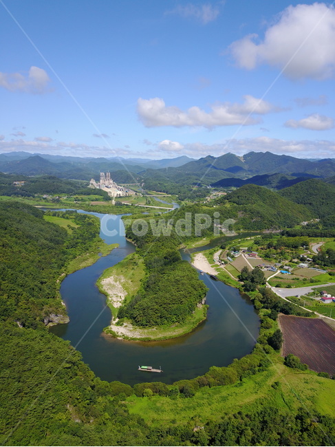 강원도,영월,동강,한반도지형,여름,하늘,outdoors,옥외,scenery,풍경,nature,자연,landscape,경치,aerialview,koreamap,southkorea,한국자연풍경,한국자연경관,korea nature landscape