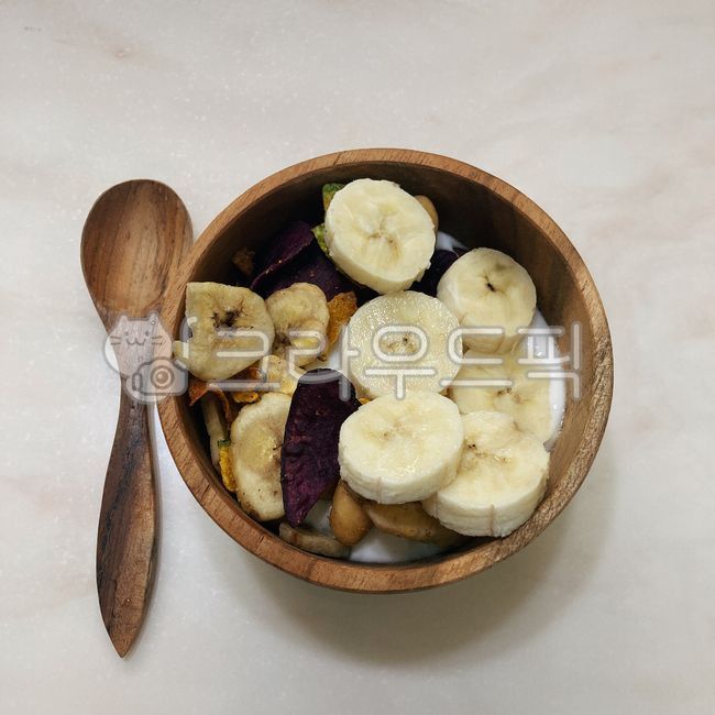 바나나,숟가락,음식,다이어트,간편식