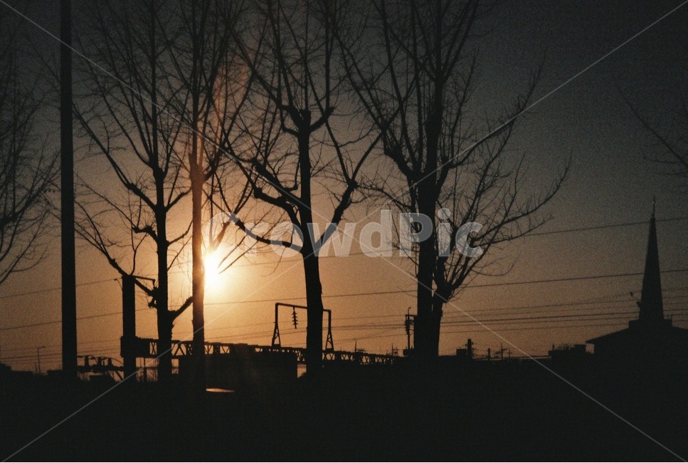 필름,필름카메라,필카,노을,햇빛,자연,교회,light,sunlight,플레어,빛
