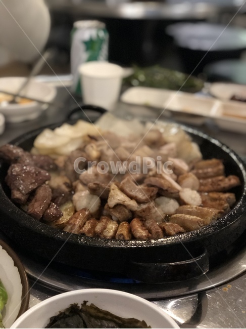 Gopchang,internal organs food,Daechang,potato,Korean,Lamb tripe,guts,heartache