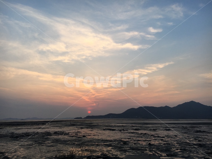 강화도,바다,해질녘,노을,nature