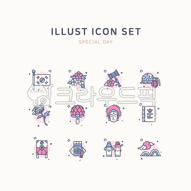 Vector icon,Liberation Day,holiday,Memorial Day,Hangul,line icon,Buddha,Buddhism,shield kite,chrysanthemum,public holiday,Hunminjeongeum,vector,Independence Day,tradition,memorial,lotus lantern,Chuseok,twotone icon,new year,lotus flower,Lunar New Year,gre