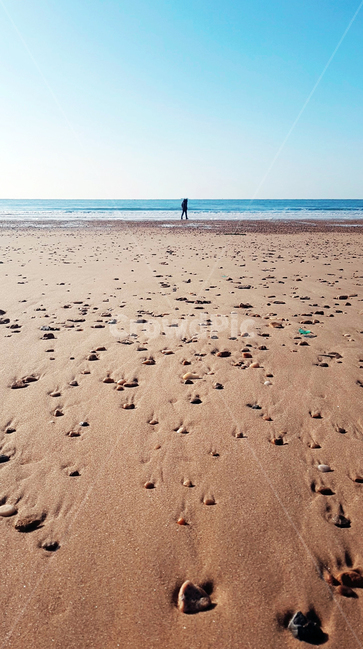 하늘,맑음,땅,자갈,바다,흔적,sky,earth,ground,beach,sea,ocean,tracks,serenity,자연,풍경,nature,landscape,해변,바다,beach,sea,사람,인물,인간,human,person,shoreline,해안선,water,물,outdoors,옥외,sand,모래,대양