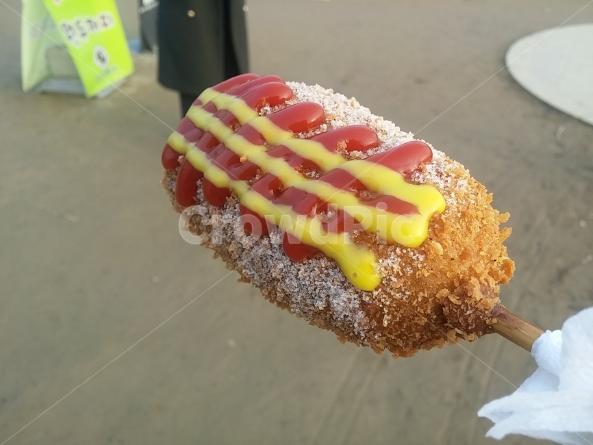 두물머리,음식,핫도그,연꽃핫도그,food